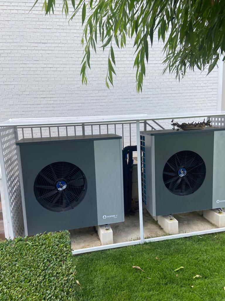 Instalación real de aerotermia en vivienda
